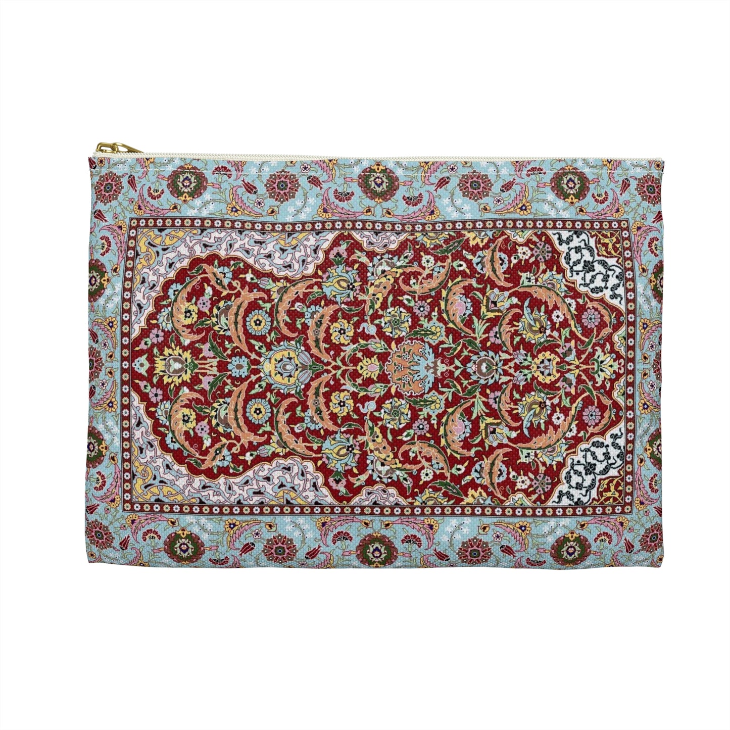 Red & Sky Tapestry Pouch