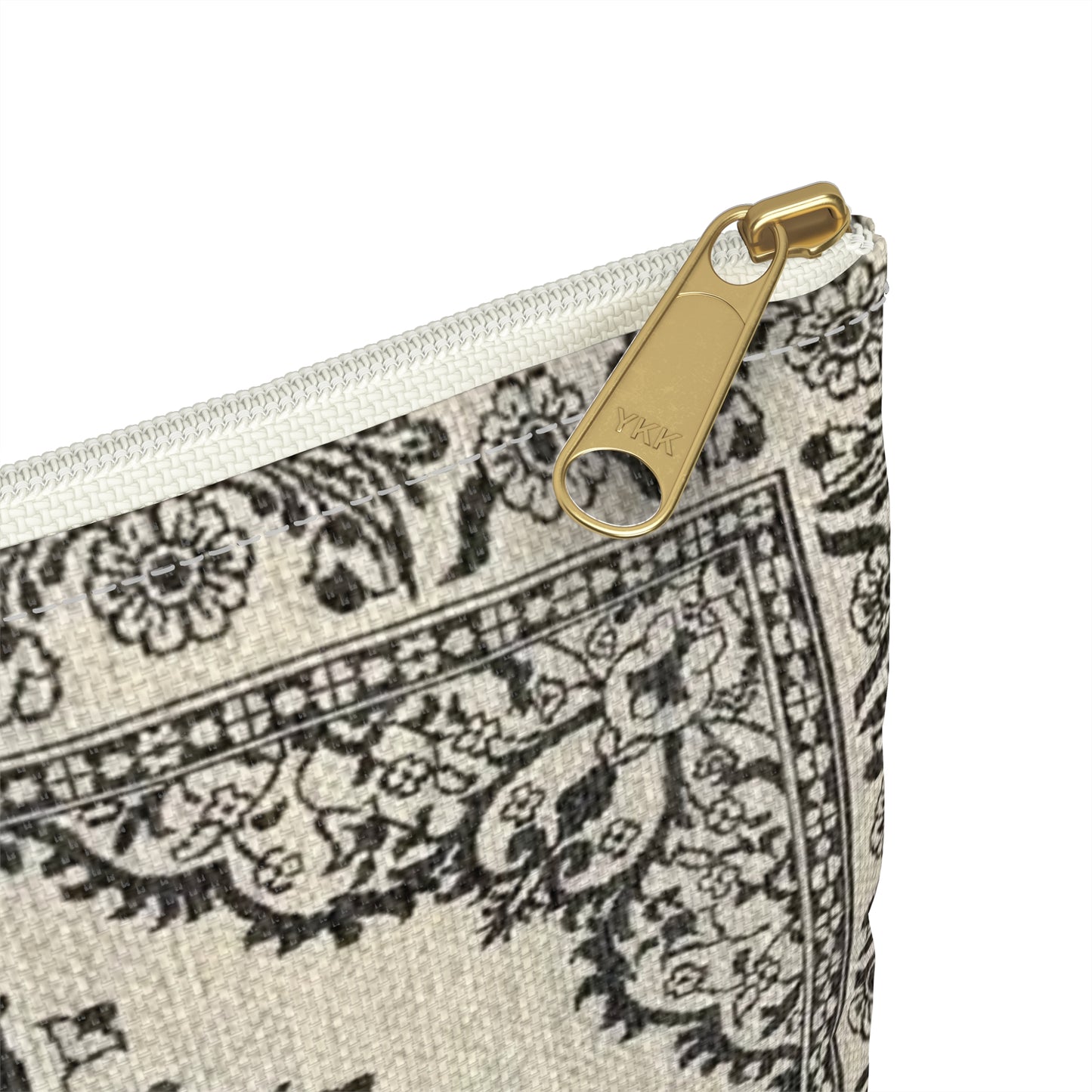 Black & Ivory Tapestry Pouch