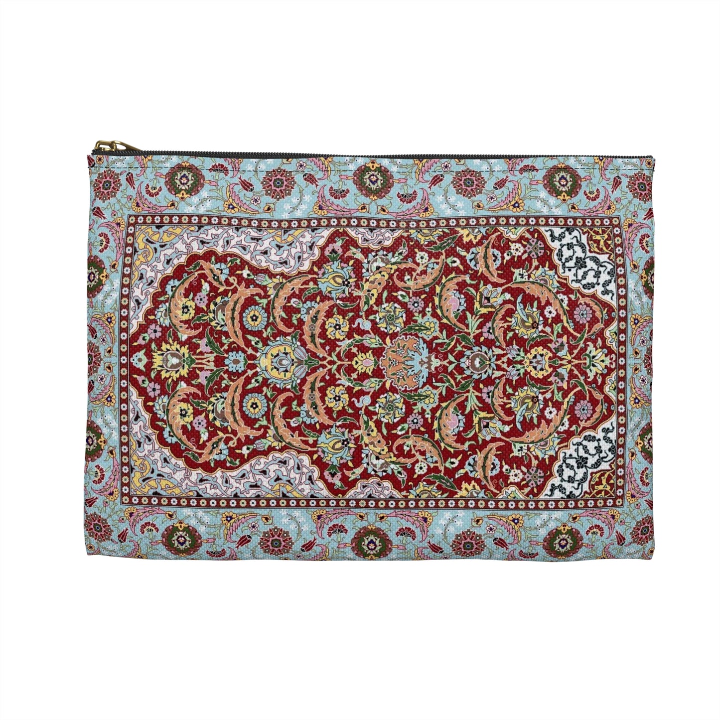 Red & Sky Tapestry Pouch