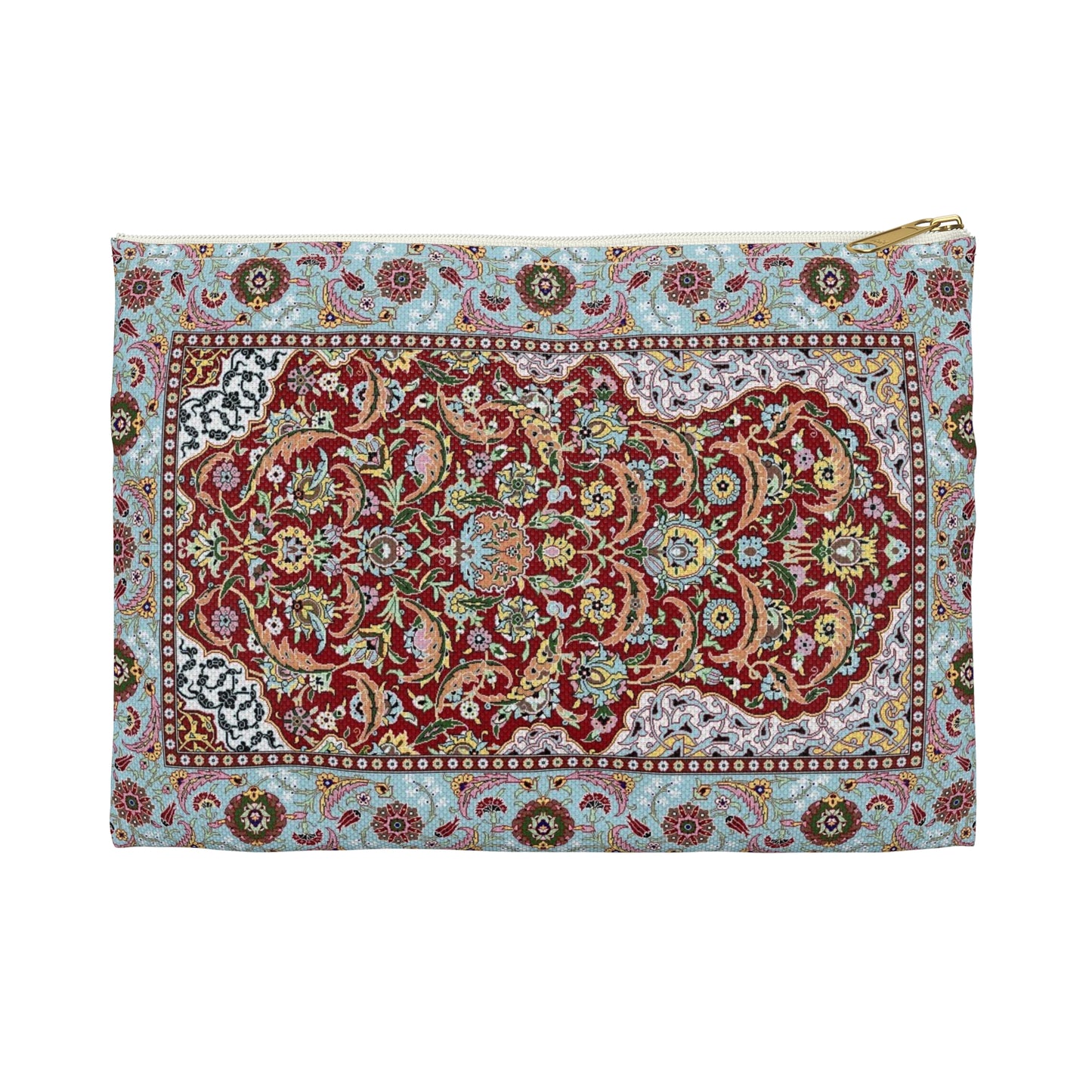 Red & Sky Tapestry Pouch