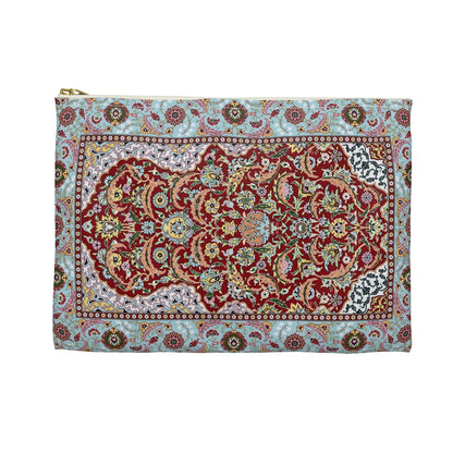 Red & Sky Tapestry Pouch