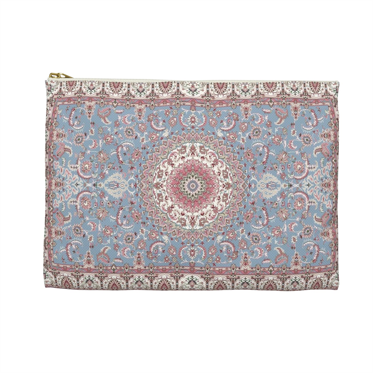 Blue & Rose Tapestry Pouch