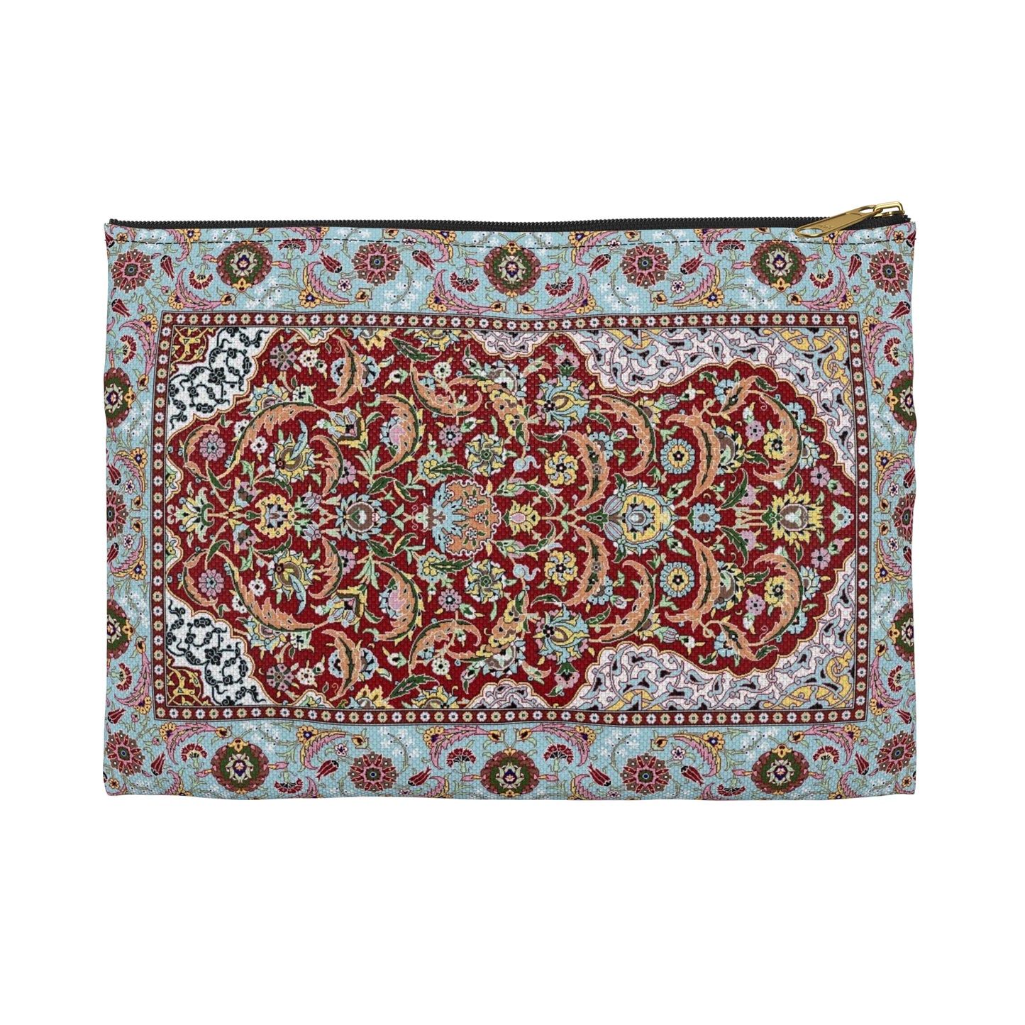 Red & Sky Tapestry Pouch