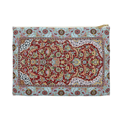 Red & Sky Tapestry Pouch